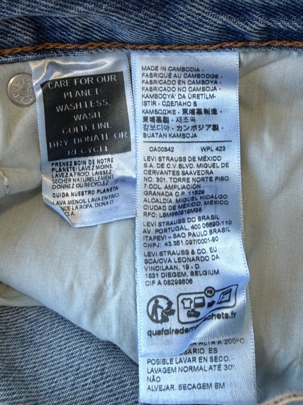 Levi's Women's XL Straight Wide Leg Jeans Size 29 - Picture 10 of 13
